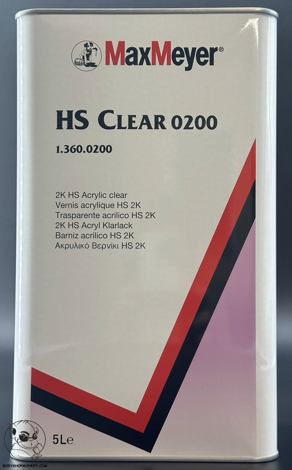 Max Meyer Maxiclear 0200 HS Clearcoat 5 LITRES
