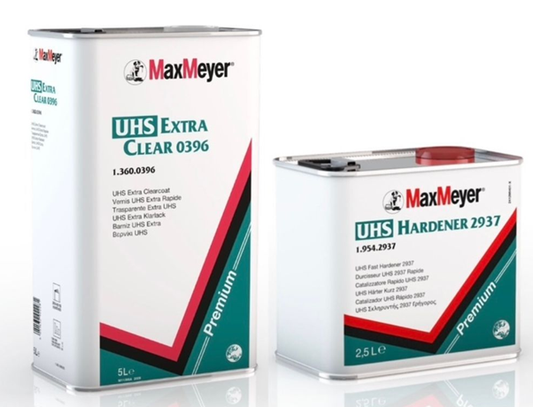 Max Meyer UHS Extra Clear 0396 + UHS Hardener 2937 (Fast) Kit 7.5 Litre Kit