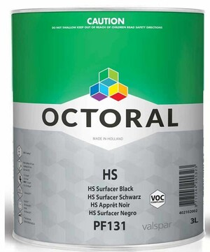 Octoral PF131B Primer Surfacer Black 3 LITRES
