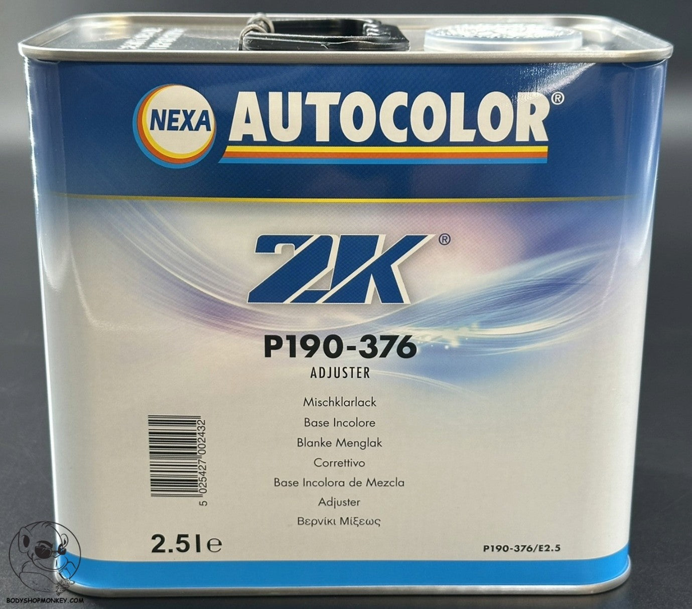 Nexa Autocolor Nexa Autocolor 2K P190-376 2K Adjuster Autocolour Nexa 2.5 LITRES