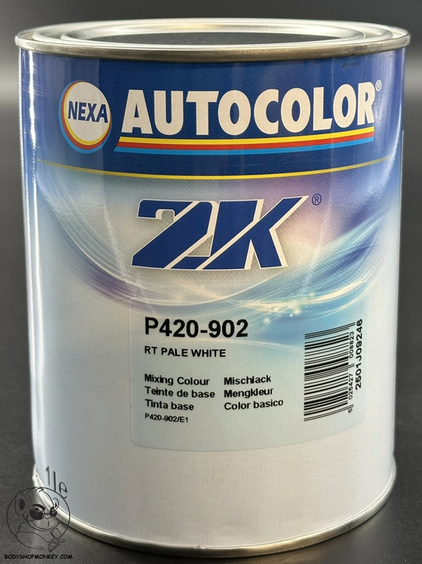 Nexa Autocolor Nexa Autocolor 2K P420-902 Pale White Autocolour Nexa 1 LITRE