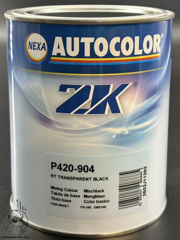 Nexa Autocolor Nexa Autocolor 2K P420-904 Transparent Black Autocolour Nexa 1 LITRE