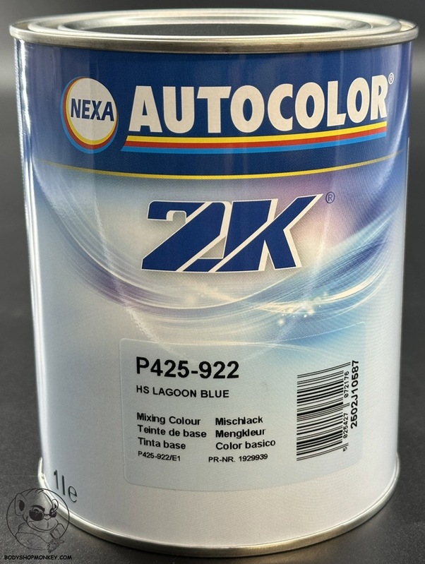 Nexa Autocolor Nexa Autocolor 2K P425-922 Lagoon Blue Autocolour Nexa 1 LITRE