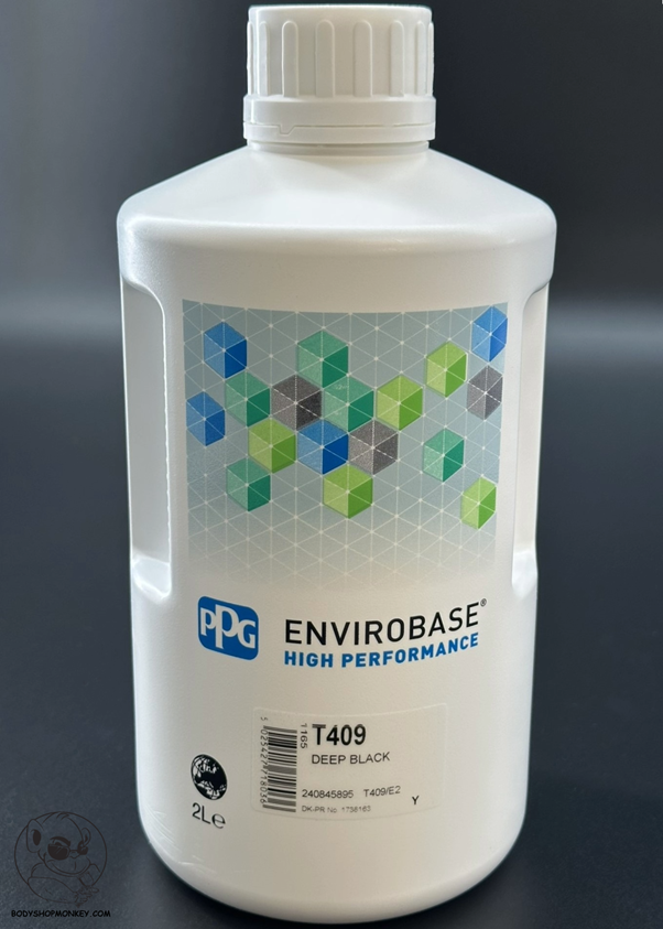 PPG Envirobase T409 Deep Black 2 LITRES