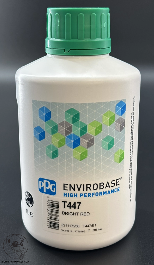 PPG Envirobase T447 Bright Red 1 lITRE