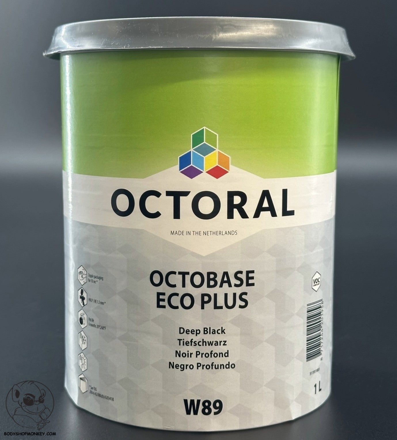 Octoral Octobase Eco Plus W89 Deep Black 1 LITRE