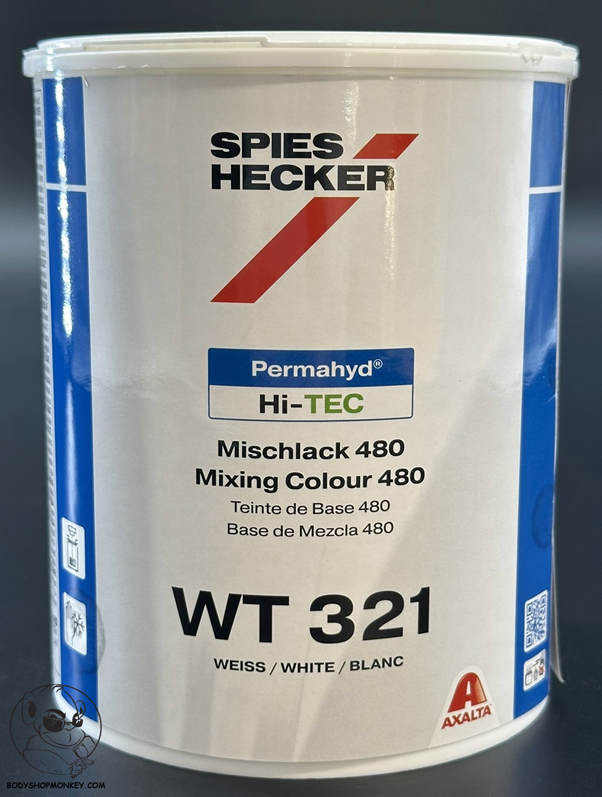 Spies Hecker Permahyd Hi-TEC WT321 White 1 LITRE