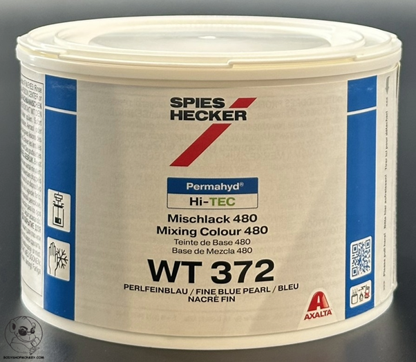 Spies Hecker Permahyd Hi-TEC WT372 Fine Blue Pearl 500ml 0.5 LITRE